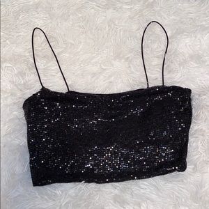 Sparkly Windsor crop top worn once